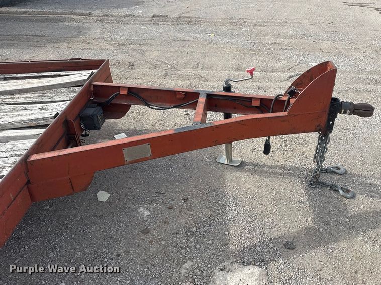 image for item DQ4344 1982 Belshe WB-1 tilt deck utility trailer