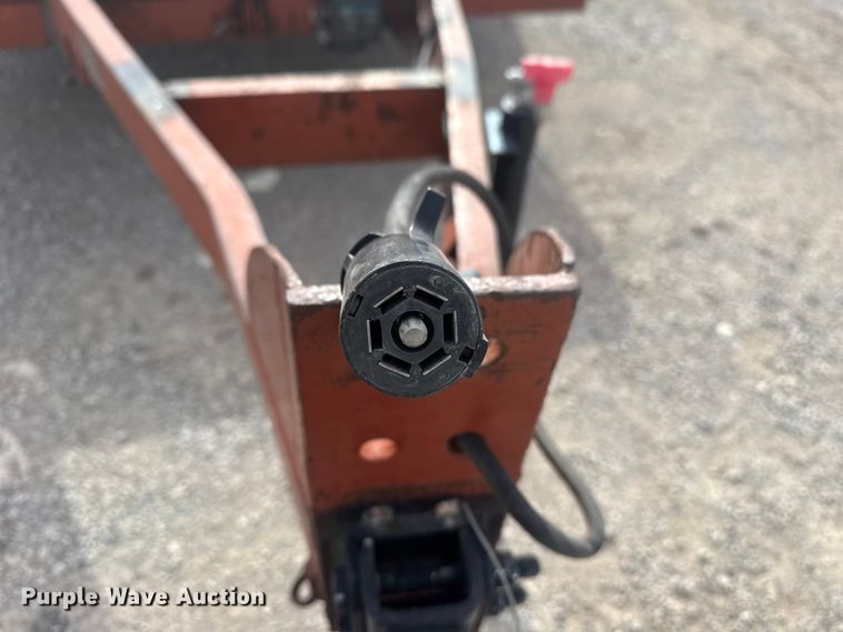 image for item DQ4344 1982 Belshe WB-1 tilt deck utility trailer