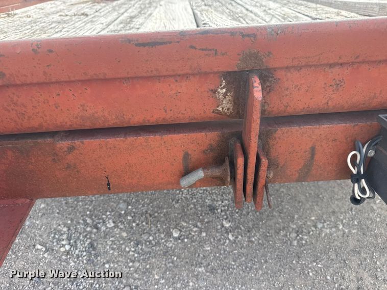 image for item DQ4344 1982 Belshe WB-1 tilt deck utility trailer