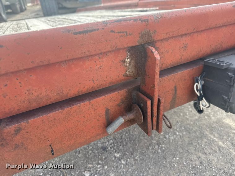 image for item DQ4344 1982 Belshe WB-1 tilt deck utility trailer