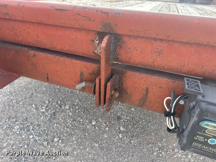 image for item DQ4344 1982 Belshe WB-1 tilt deck utility trailer