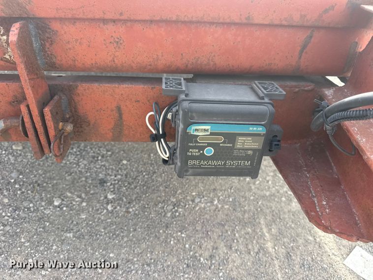 image for item DQ4344 1982 Belshe WB-1 tilt deck utility trailer