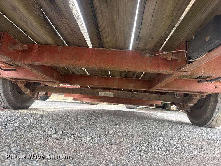 image for item DQ4344 1982 Belshe WB-1 tilt deck utility trailer