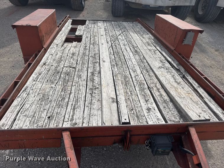 image for item DQ4344 1982 Belshe WB-1 tilt deck utility trailer