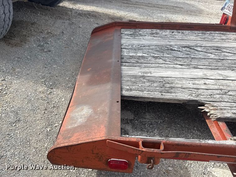 image for item DQ4344 1982 Belshe WB-1 tilt deck utility trailer