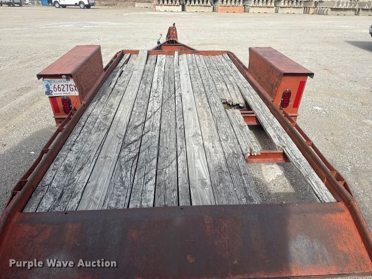 image for item DQ4344 1982 Belshe WB-1 tilt deck utility trailer