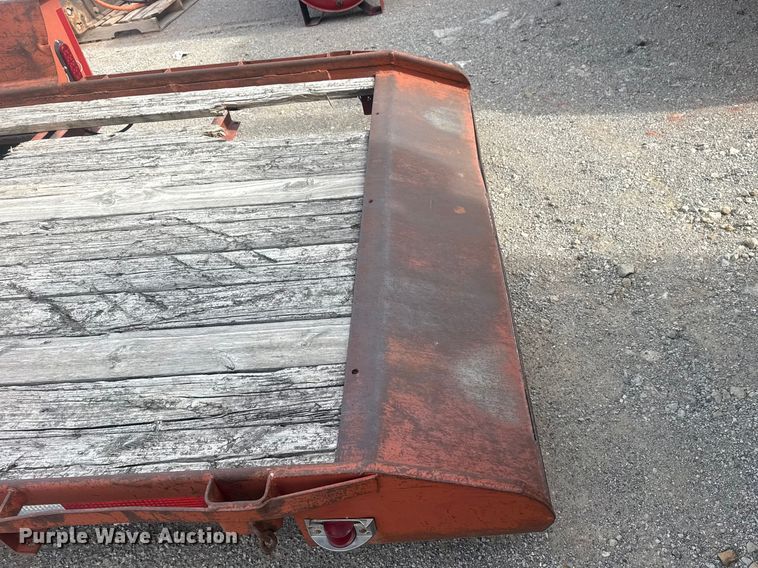 image for item DQ4344 1982 Belshe WB-1 tilt deck utility trailer