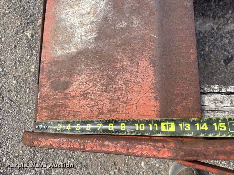 image for item DQ4344 1982 Belshe WB-1 tilt deck utility trailer