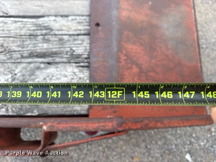 image for item DQ4344 1982 Belshe WB-1 tilt deck utility trailer