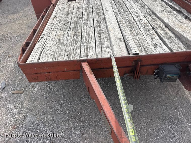 image for item DQ4344 1982 Belshe WB-1 tilt deck utility trailer