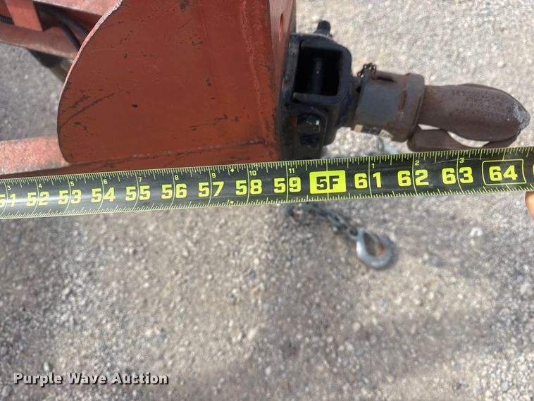 image for item DQ4344 1982 Belshe WB-1 tilt deck utility trailer