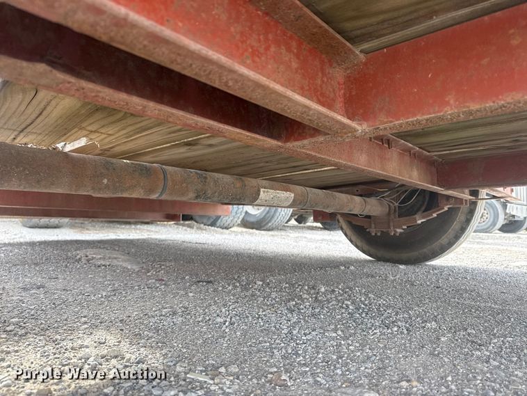 image for item DQ4344 1982 Belshe WB-1 tilt deck utility trailer