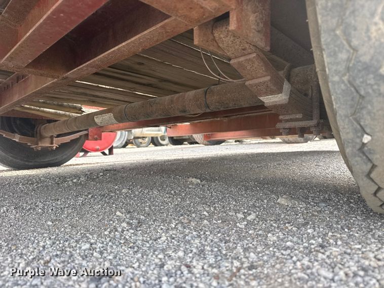 image for item DQ4344 1982 Belshe WB-1 tilt deck utility trailer