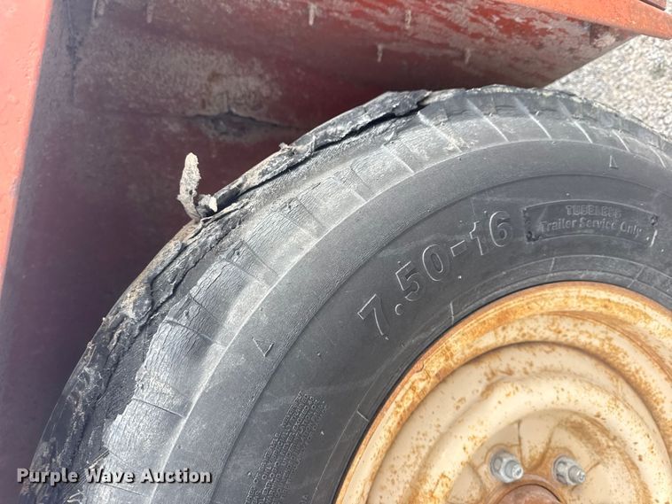 image for item DQ4344 1982 Belshe WB-1 tilt deck utility trailer