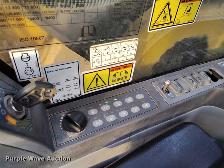 image for item DT0874 2016 Caterpillar 336F L excavator