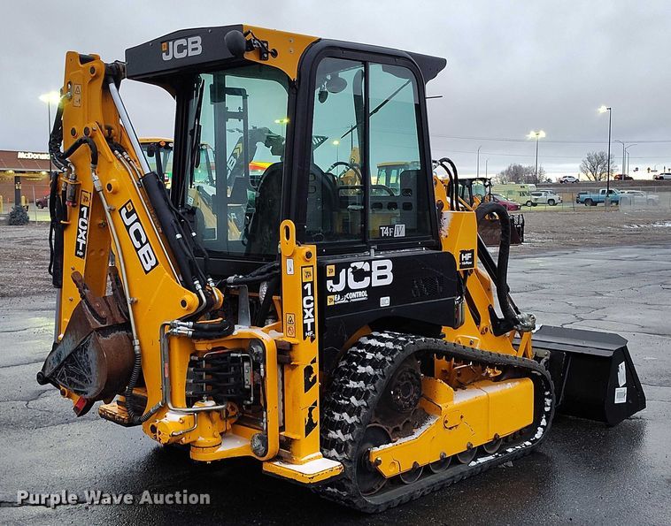 image for item DT0887 2019 JCB 1CXT HF compact tracked backhoe