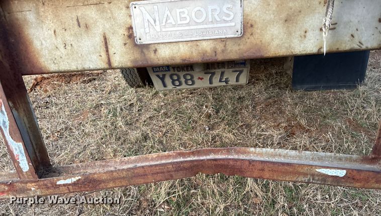 image for item DT4993 1980 Nabors dry van trailer