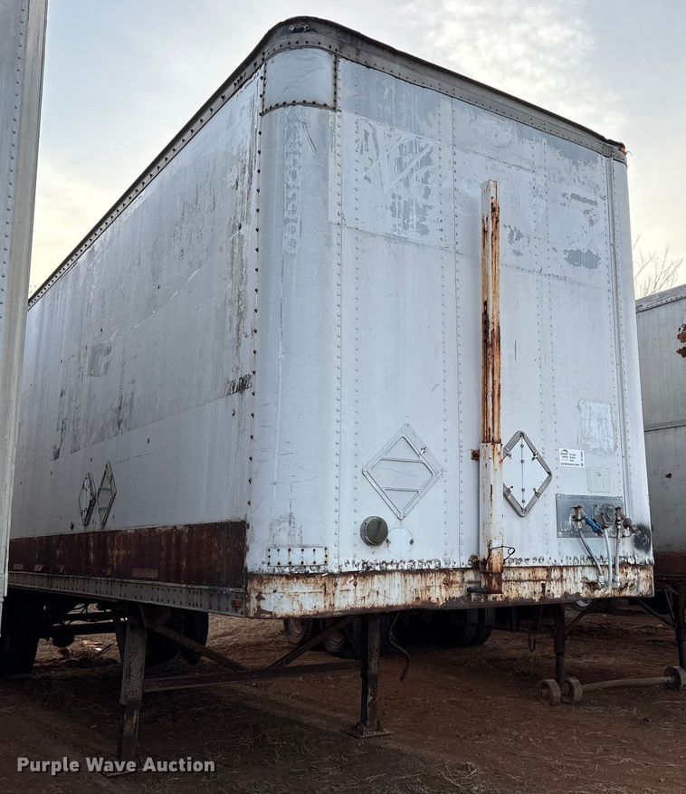 image for item DT4994 1982 Wabash dry van trailer