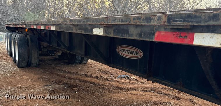 image for item DT4995 1998 Fontaine TP-4-4881SL flatbed trailer