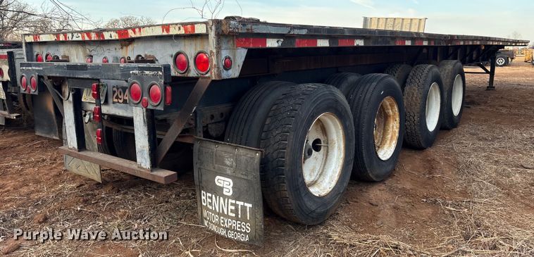 image for item DT4995 1998 Fontaine TP-4-4881SL flatbed trailer
