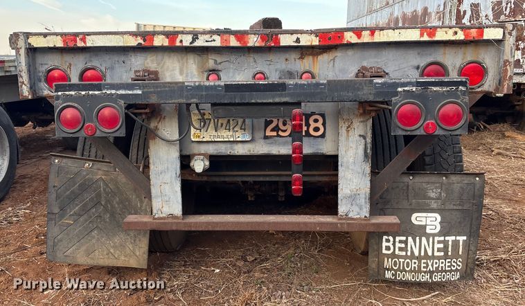 image for item DT4995 1998 Fontaine TP-4-4881SL flatbed trailer
