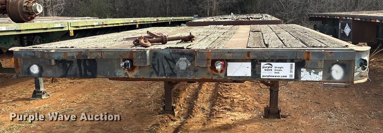 image for item DT4999 1987 Great Dane EXT-45-75 extendable flatbed trailer