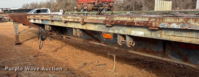 image for item DT4999 1987 Great Dane EXT-45-75 extendable flatbed trailer