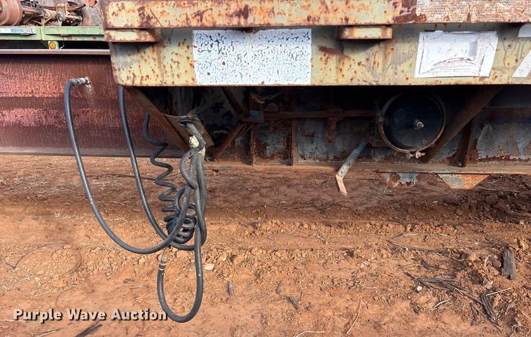 image for item DT4999 1987 Great Dane EXT-45-75 extendable flatbed trailer