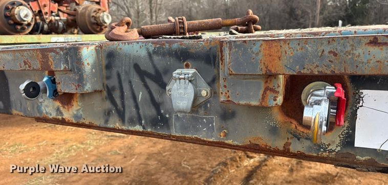 image for item DT4999 1987 Great Dane EXT-45-75 extendable flatbed trailer