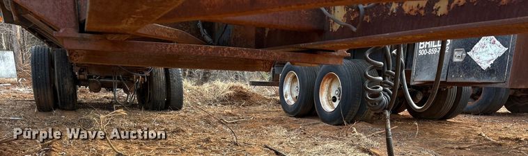 image for item DT4999 1987 Great Dane EXT-45-75 extendable flatbed trailer