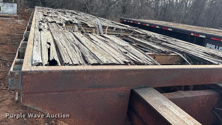 image for item DT4999 1987 Great Dane EXT-45-75 extendable flatbed trailer