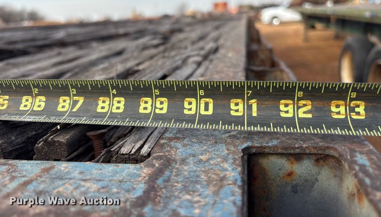 image for item DT4999 1987 Great Dane EXT-45-75 extendable flatbed trailer