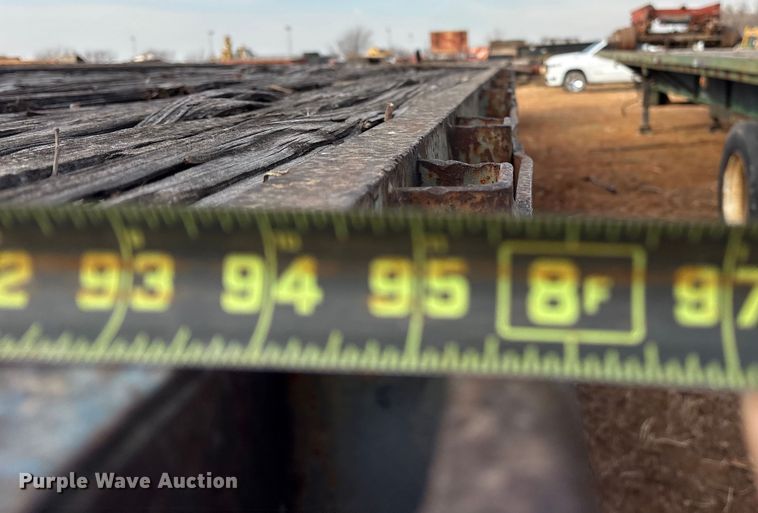 image for item DT4999 1987 Great Dane EXT-45-75 extendable flatbed trailer