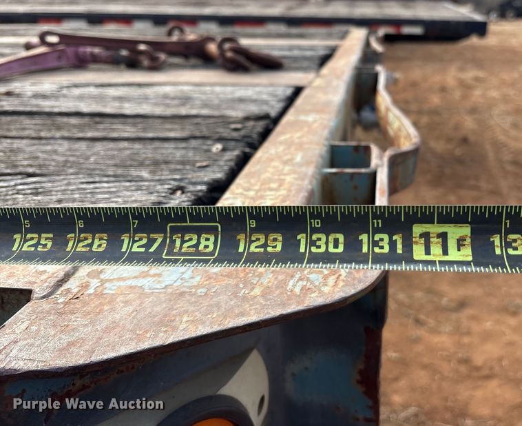 image for item DT4999 1987 Great Dane EXT-45-75 extendable flatbed trailer