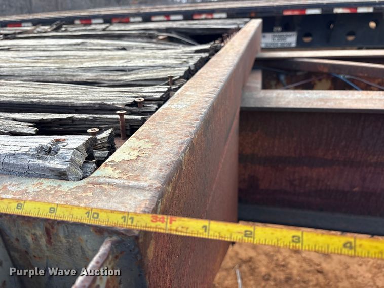 image for item DT4999 1987 Great Dane EXT-45-75 extendable flatbed trailer