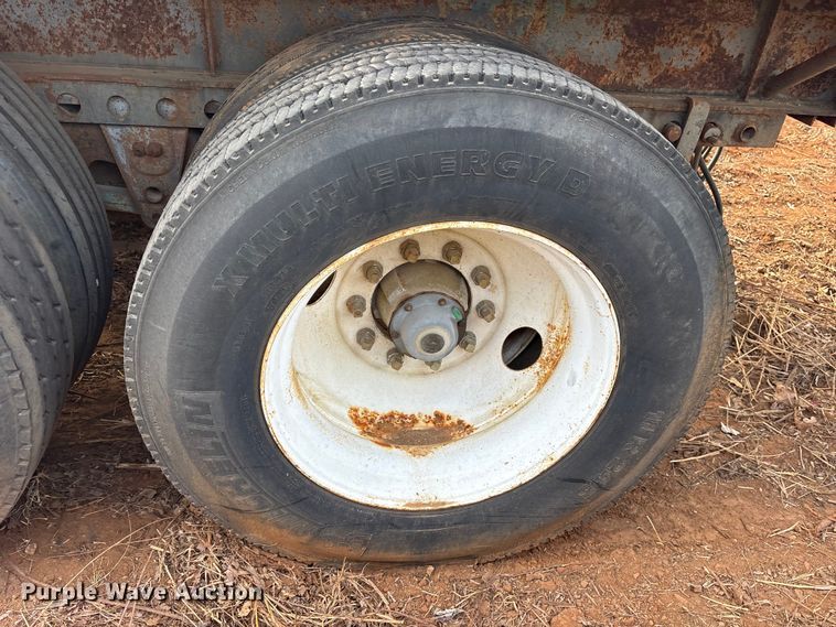 image for item DT4999 1987 Great Dane EXT-45-75 extendable flatbed trailer