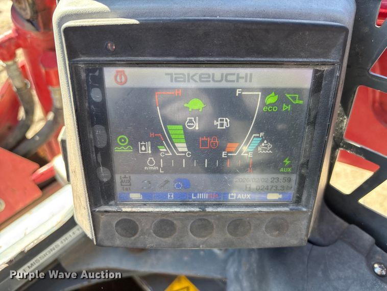 image for item DU0378 2019 Takeuchi TL12V2 tracked skid steer loader