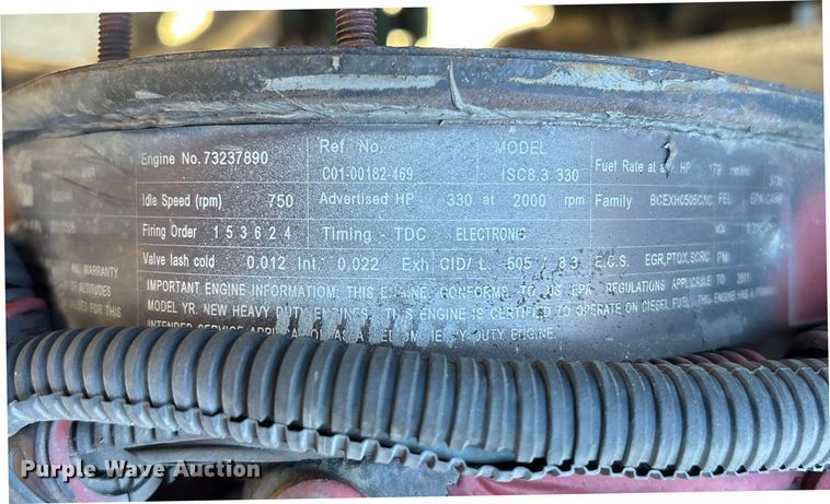 image for item DU0380 2012 Freightliner Business Class M2 sewer jetter truck