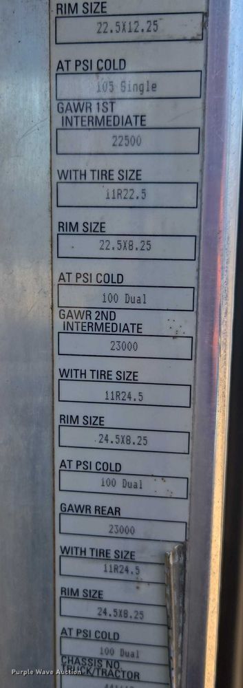 image for item DU2695 2015 Kenworth T800 dump truck