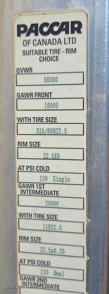 image for item DU2698 2017 Kenworth T370 dump truck