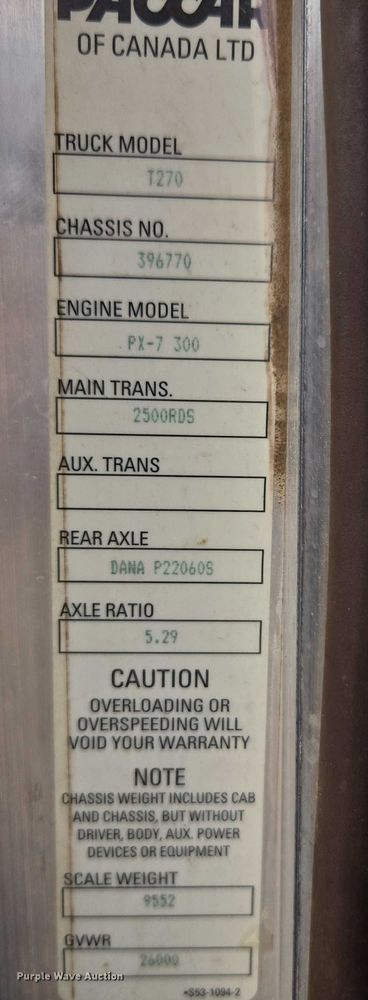 image for item DU2714 2014 Kenworth T270 utility / service truck