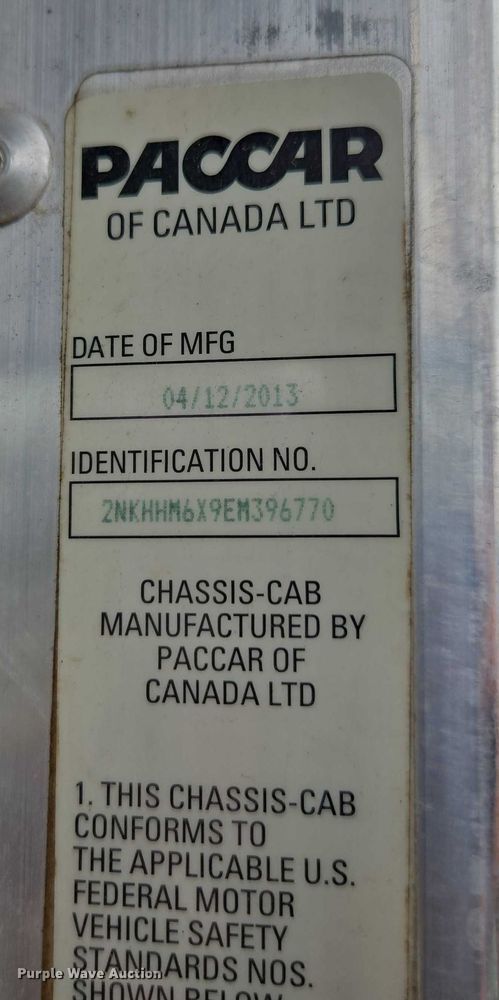 image for item DU2714 2014 Kenworth T270 utility / service truck