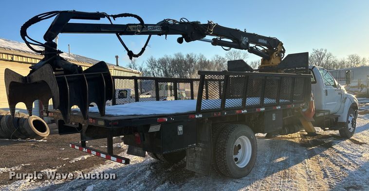 image for item DU6967 2008 Ford F650 crane grapple truck