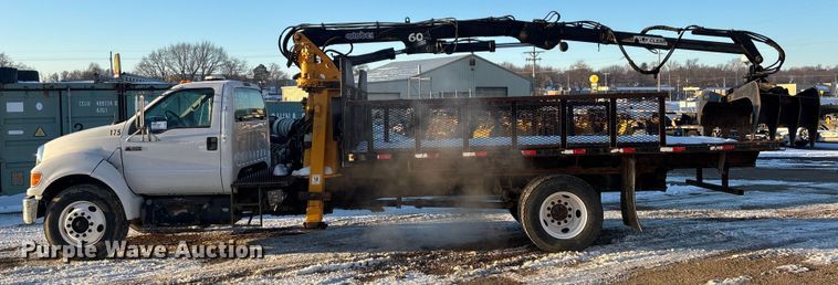 image for item DU6967 2008 Ford F650 crane grapple truck