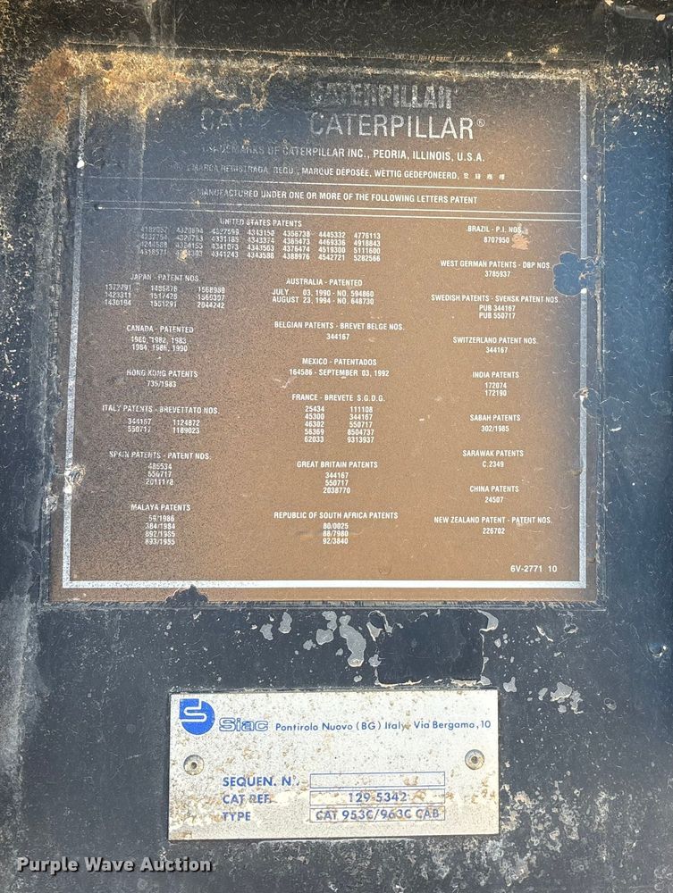 image for item DU6970 2000 Caterpillar 963C loader