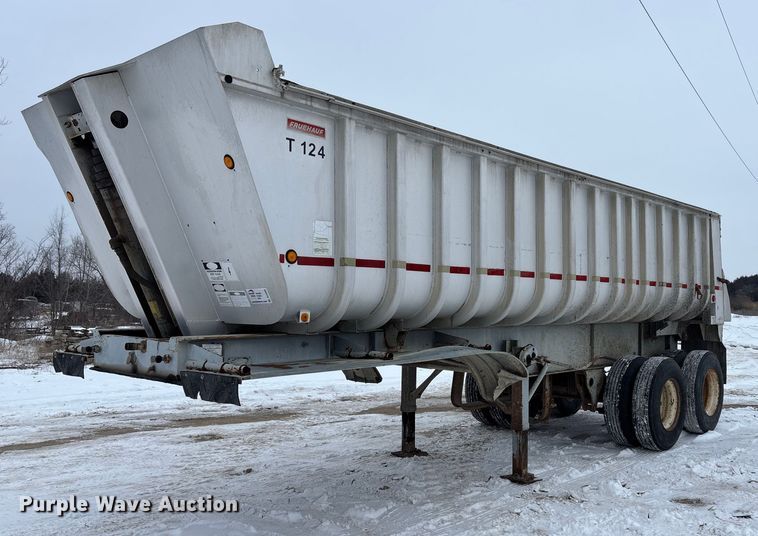 image for item DU6995 1989 Fruehauf end dump trailer