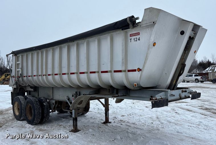 image for item DU6995 1989 Fruehauf end dump trailer