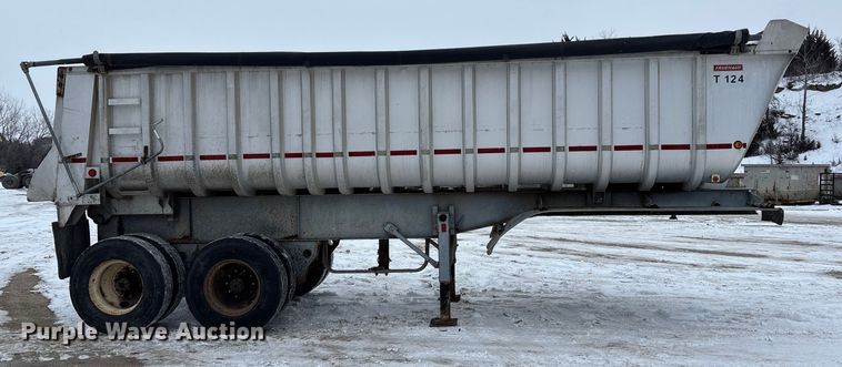 image for item DU6995 1989 Fruehauf end dump trailer