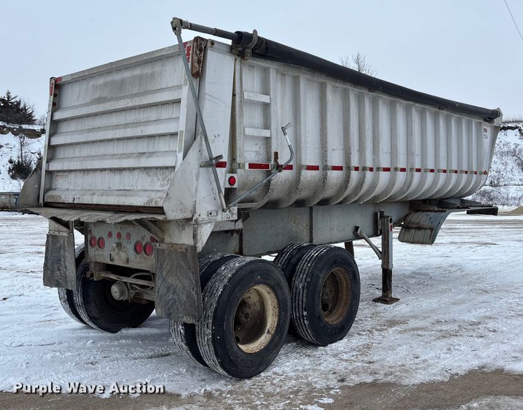 image for item DU6995 1989 Fruehauf end dump trailer