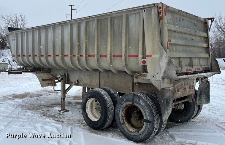 image for item DU6997 1989 Fruehauf end dump trailer